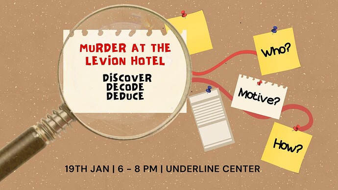 Murder at the Levion Hotel Banner